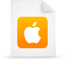 document, Apple, Orange, paper, File WhiteSmoke icon