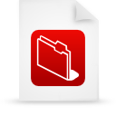 File, red, document, paper WhiteSmoke icon