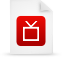 paper, document, red, File WhiteSmoke icon