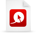 document, File, red, paper WhiteSmoke icon