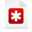 File, red, paper, document WhiteSmoke icon