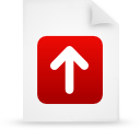 File, red, document, paper WhiteSmoke icon