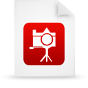 File, red, document, paper WhiteSmoke icon