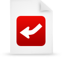 File, red, paper, document WhiteSmoke icon