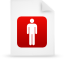 red, document, File, paper WhiteSmoke icon