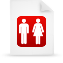 red, File, document, paper WhiteSmoke icon