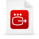 paper, document, File, red WhiteSmoke icon