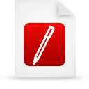 red, File, document, paper WhiteSmoke icon