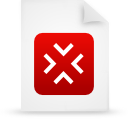 File, red, document, paper WhiteSmoke icon