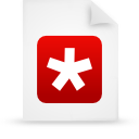 paper, red, document, File WhiteSmoke icon