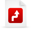 File, document, paper, red WhiteSmoke icon