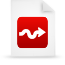 document, paper, red, File WhiteSmoke icon