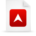 File, red, paper, document WhiteSmoke icon