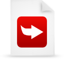 document, File, paper, red WhiteSmoke icon