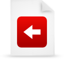 File, document, red, paper WhiteSmoke icon