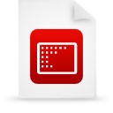 File, paper, document, red WhiteSmoke icon