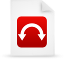 File, red, document, paper WhiteSmoke icon