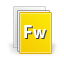 adobe, Fireworks Gold icon