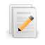 File, Edit Gainsboro icon