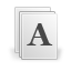 File, Font Gainsboro icon