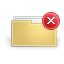 Folder, delete BurlyWood icon