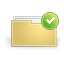 Folder, verified BurlyWood icon
