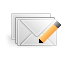 Compose, mail Gainsboro icon