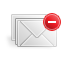 remove, mail Gainsboro icon