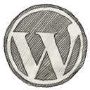 Wordpress DimGray icon