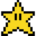 retro, star Gold icon