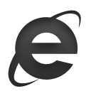 internet explorer, Browser Black icon