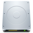 harddisk, drive LightGray icon