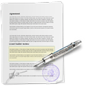 contract, Signature, document WhiteSmoke icon
