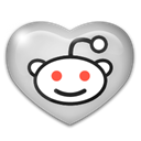 Reddit Black icon