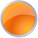 Circle, Orange Icon