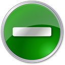 Circle, Minus, green SeaGreen icon