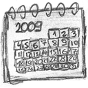 Calendar DimGray icon