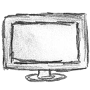 monitor, screen, Computer WhiteSmoke icon