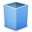 Blue, Empty, Trash CornflowerBlue icon