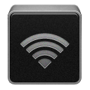 grey, Wifi, Airport, wireless Black icon