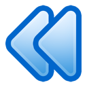 Backward RoyalBlue icon