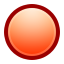red, Ball DarkRed icon