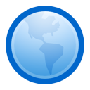 globe RoyalBlue icon