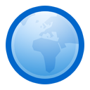 globe RoyalBlue icon