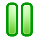 Pause Green icon
