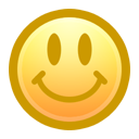 smiley, happy DarkGoldenrod icon