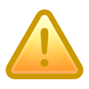 warning Black icon