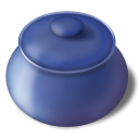 Bowl, Closed, sugar DarkSlateBlue icon
