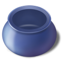 Bowl, Empty, sugar DarkSlateBlue icon