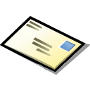 Email, envelope, mail Black icon